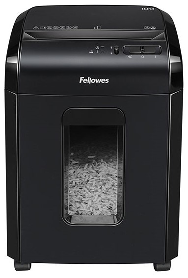 Уничтожитель бумаг Fellowes Powershred 10M FS-46306 DIN P-5, 2х15мм, 10лст, 19лтр, Safety Lock