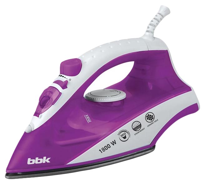 Утюг BBK ISE-1802 White/Purple