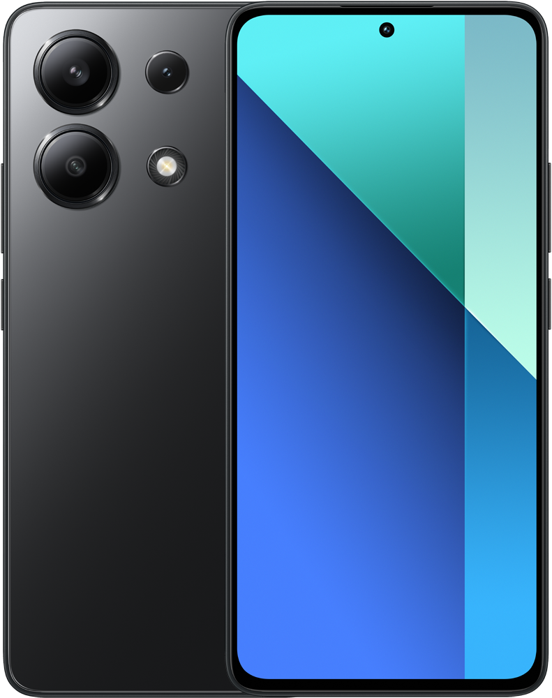 Смартфон Xiaomi Redmi Note 13 4G 8/128Gb Midnight Black (Черный) RU