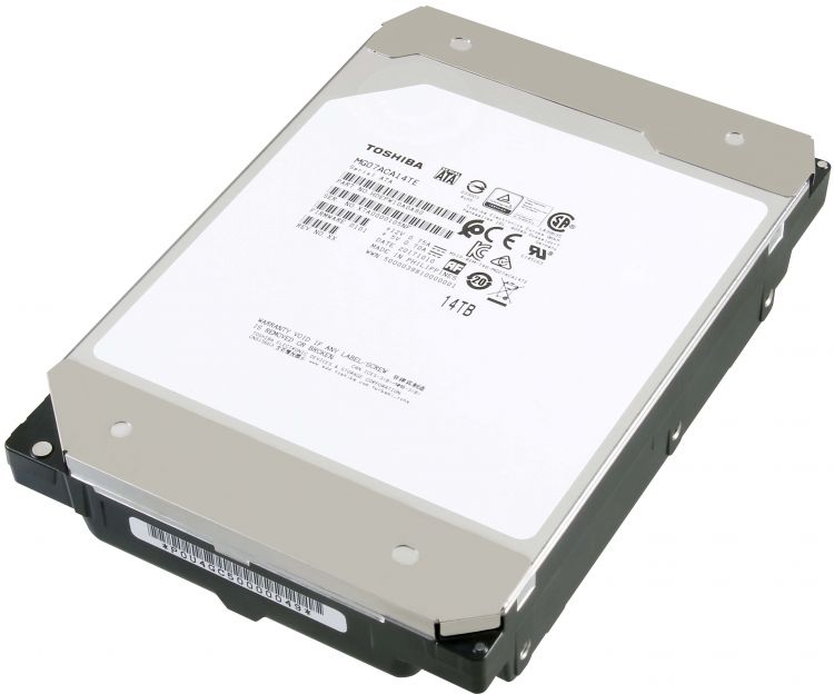 Жесткий диск 14TB SATA 6Gb/s Toshiba (KIOXIA) MG07ACA14TE 3.5" Enterprise Capacity 7200rpm 256MB 512e Bulk