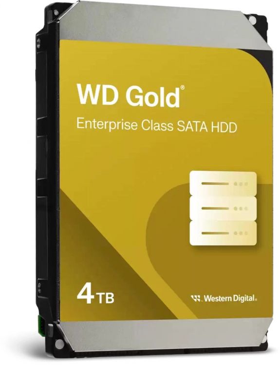 Жесткий диск 4TB SATA 6Gb/s Western Digital WD4004FRYZ Desktop Gold 512E 3.5" 7200rpm 256MB