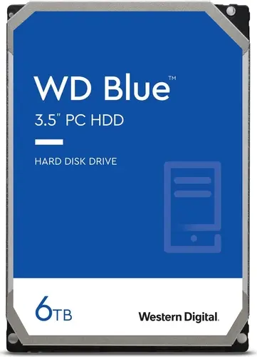 Жесткий диск 6TB SATA 6Gb/s Western Digital WD60EZAX WD Blue 3.5" 5400rpm 256MB